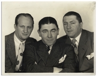 10" x 8" Glossy Publicity Photo of Moe, Larry & Curly, Circa 1934 -- Very Good Condition